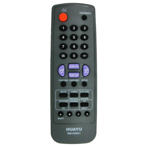 huayu sharp rm l1026 универсальный пульт для tv Huayu Sharp RM-026G+ Универсальный пульт для TV.