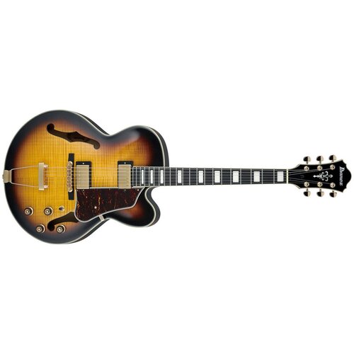 Полуакустическая гитара Ibanez AF95FM antique yellow sunburst полуакустическая гитара cort yorktown bv sunburst