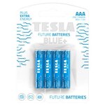 Батарейки Tesla AAA Blue+ 4 шт (8594183392196) - изображение