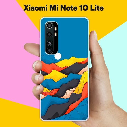 Силиконовый чехол на Xiaomi Mi Note 10 Lite Пейзаж 8 / для Сяоми Ми Ноут 10 Лайт силиконовый чехол на xiaomi mi note 10 lite фиолетовые цветы для сяоми ми ноут 10 лайт