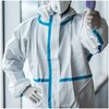 Фото #17 Комбинезон защитный костюм одноразовый плотностью 65 г/м2 , Комбинезон маляра, костюм медицинский для покраски, для обработки химикатами, спецодежда