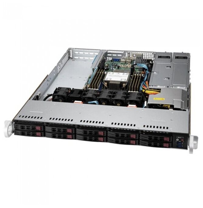 Серверная платформа Supermicro C621A 10G 2P 2x750W