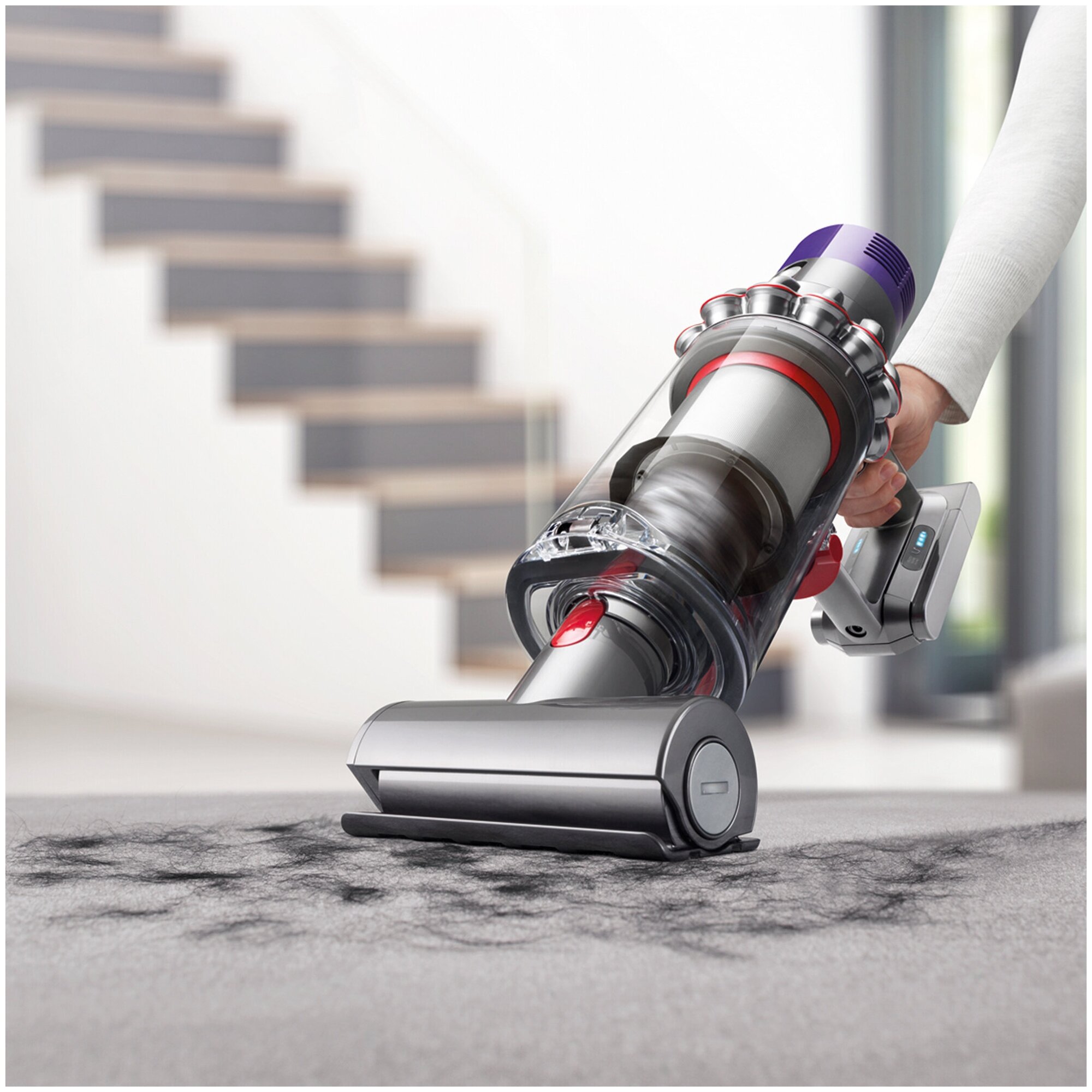 Беспроводной вертикальный пылесос Dyson Cyclone V10 Absolute SV12, EU, оранжевый - фотография № 15