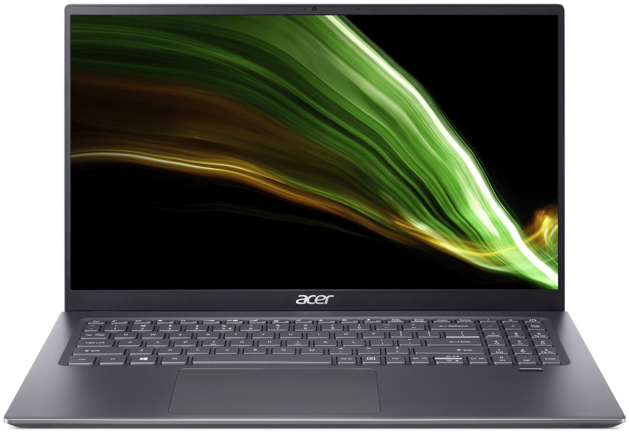 Ноутбук Acer Swift 3 SF316-51-55EP 16.1" FHD IPS/Core i5-11300H/16GB/512GB SSD/Iris Xe Graphics/None (Boot-up only)/NoODD/серый (NX. ABDER.006)