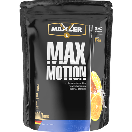 Изотоник Maxler Max Motion апельсин 1 шт. 1000 г 1 шт. изотоник maxler max motion апельсин 20 шт 246 г 3 шт