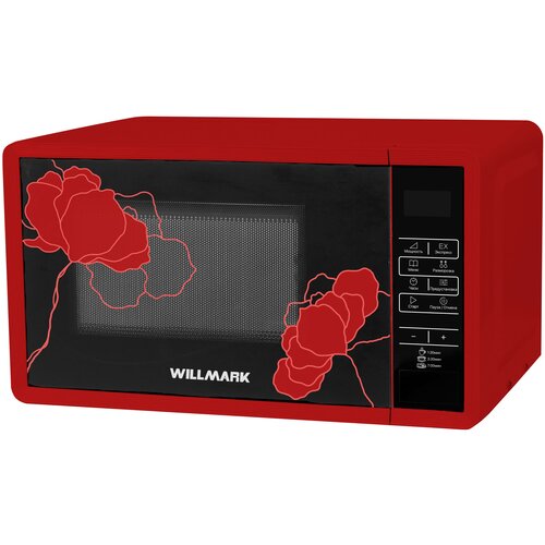 Микроволновая печь Willmark WMO-235DBR, красный
