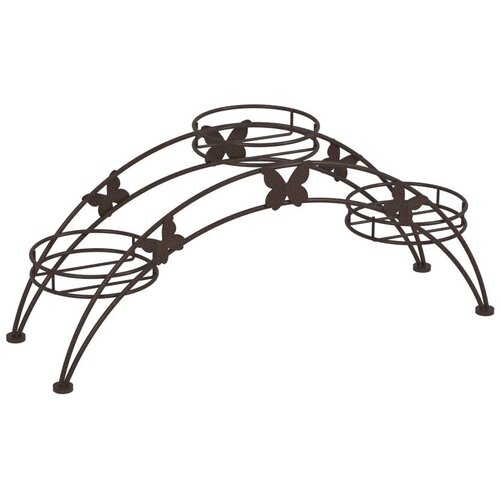Подставка для цветов Арка 3 / Медный антик
