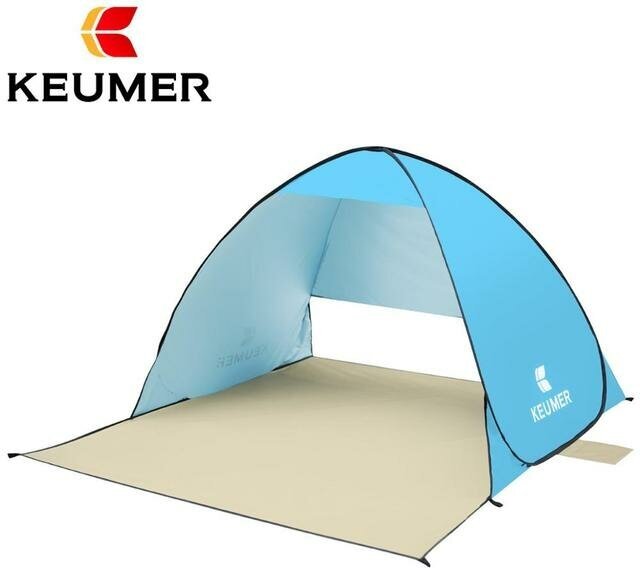 Пляжная палатка Keumer автоматическая Синяя