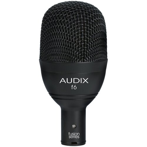 Audix F6, разъем: XLR 3 pin (M), черный инструментальный микрофон audix d6