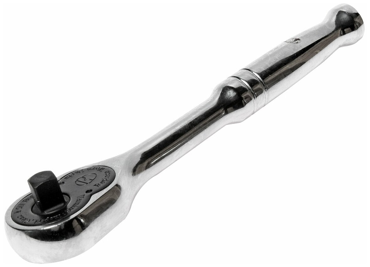 Ключ трещотка 1/4 36 зубьев 128мм металлическая рукоятка JTC-3602