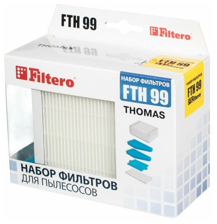 Filtero FTH 99 TMS HEPA фильтр для пылесосов Thomas XT - фотография № 1