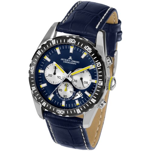 фото Наручные часы jacques lemans sport, серебряный