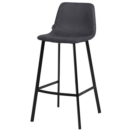 фото Стул барный berg, hugh, 48х45х91 см, серо-коричневый