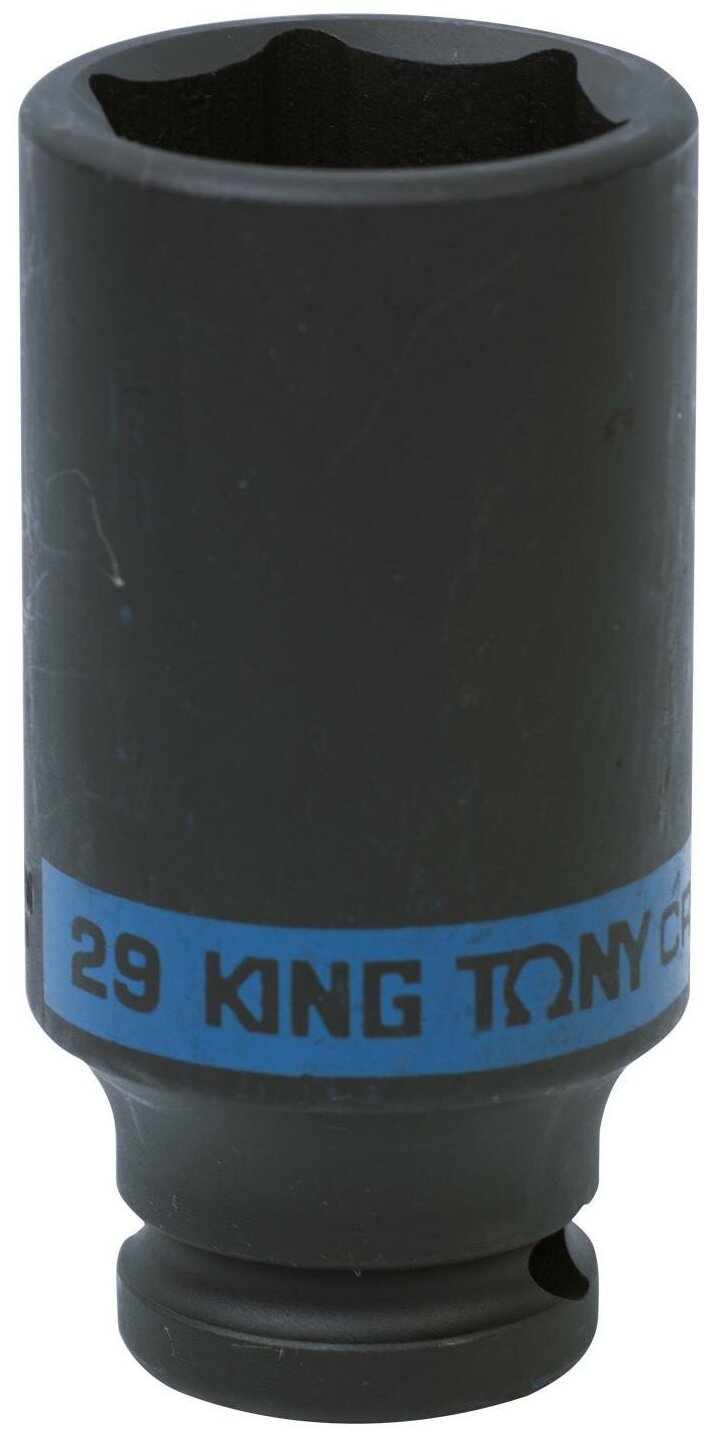 Головка торцевая ударная глубокая шестигранная 1/2", 29 мм KING TONY 443529M