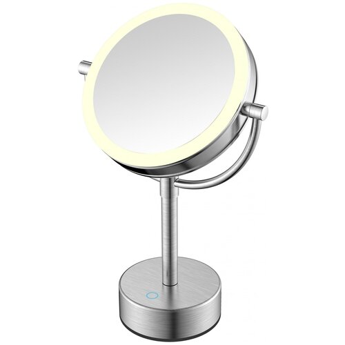 Настольное зеркало с подсветкой Java S-M221L сатин