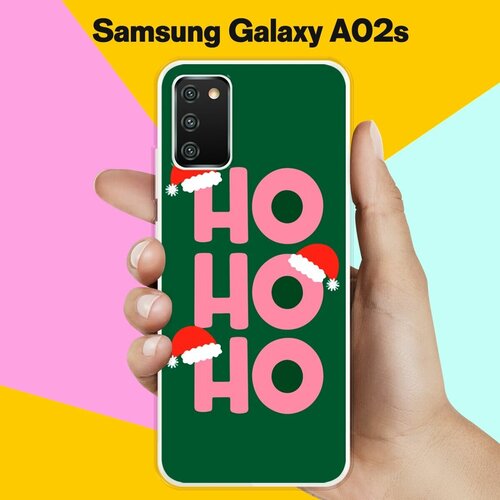 Силиконовый чехол на Samsung Galaxy A02s Ho-Ho-Ho / для Самсунг Галакси А02с силиконовый чехол на samsung galaxy a8 2018 ho ho ho для самсунг галакси а8 2018