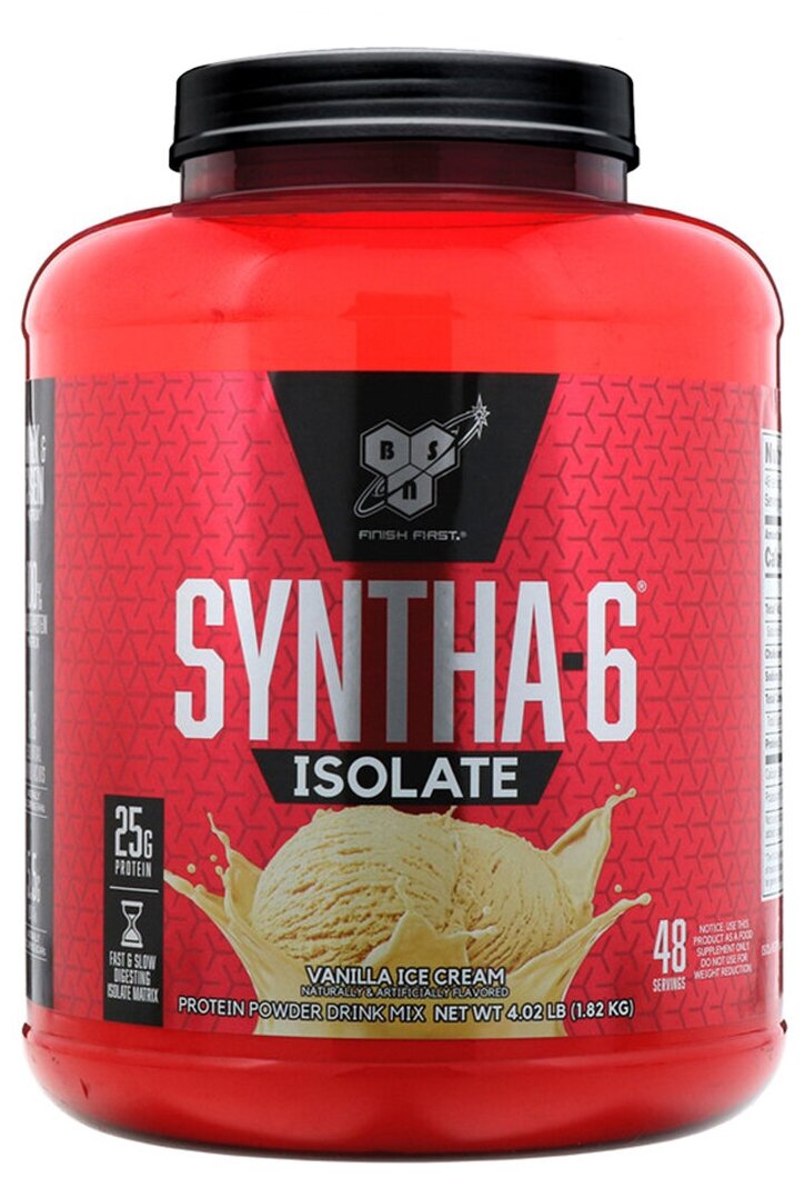 Протеин BSN Syntha-6 Isolate 4,02 lb Vanilla Ice Cream