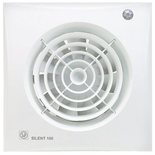 Вентилятор вытяжной Soler & Palau SILENT-100 CDZ, белый 8 Вт