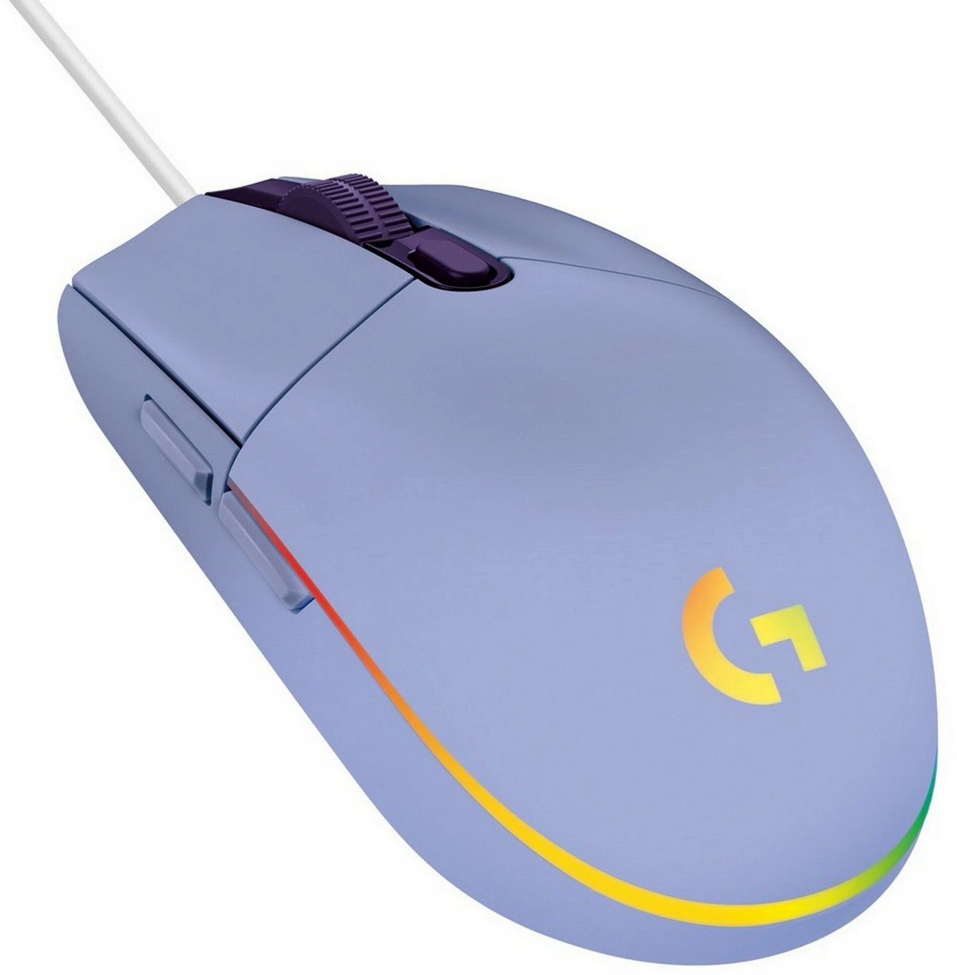 Игровая мышь Logitech G G102 Lightsync, фиолетовый — фото 1