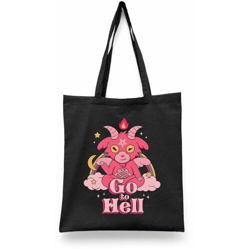 фото Сумка шоппер каждому своё, черный