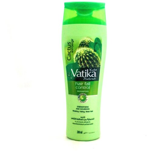 Шампунь Контроль выпадения волос Дабур Ватика (Hair Fall Control shampoo Dabur Vatika), 200 мл