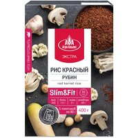 Рис красный Рубин "Агро-Альянс Экстра" в пакетиках для варки 400г (5*80г)