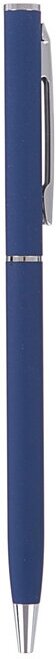 Ручка шариковая поворотная, 0.7 мм, Bruno Visconti Palermo, стержень синий, тёмно-синий металлический корпус
