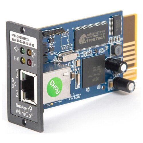 2159 SNMP-модуль DL 801 SKAT UPS-1000 RACK/3000 RACK Мониторинг и упр-е по Ethernet SNMP DL 801 snmp card for liebert psi3g ups