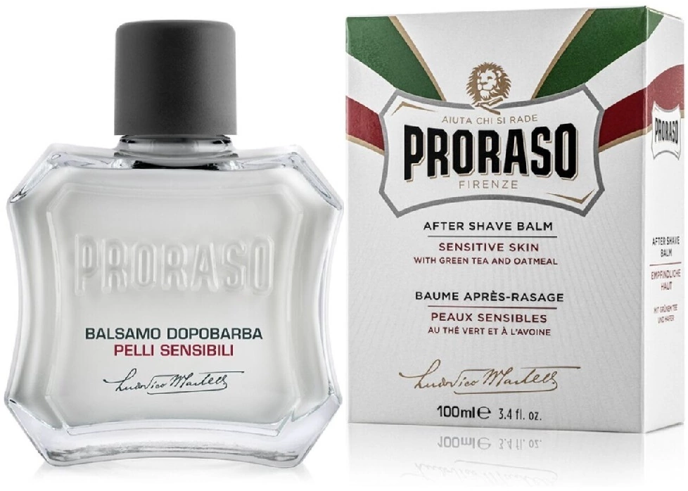 Proraso Green Tea After shave - Бальзам после бритья Зелёный чай и Овёс 100 мл / Прорасо