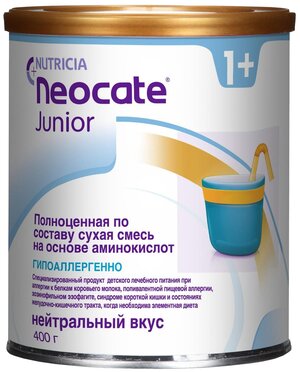 Детская смесь Neocate Junior от бренда Nitricia