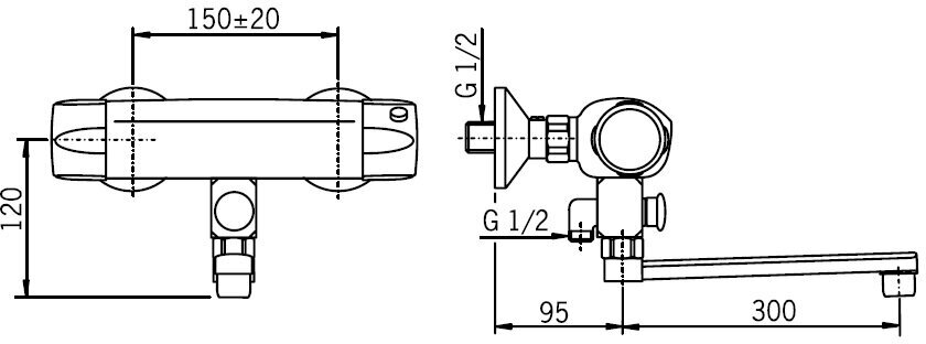 Смеситель для ванны Oras Nova 7446X