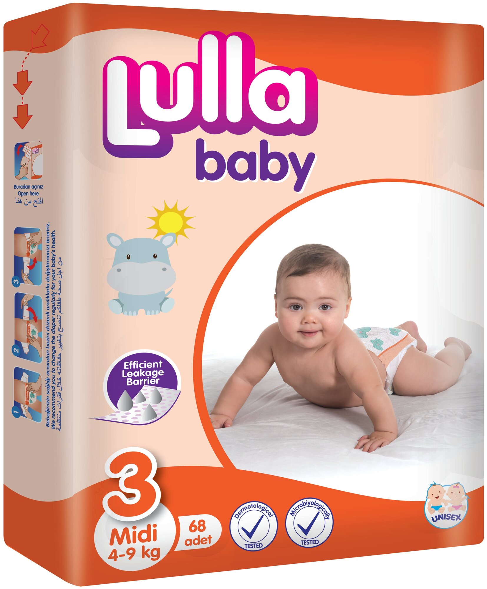 Lulla Baby подгузники 3 (4-9 кг)