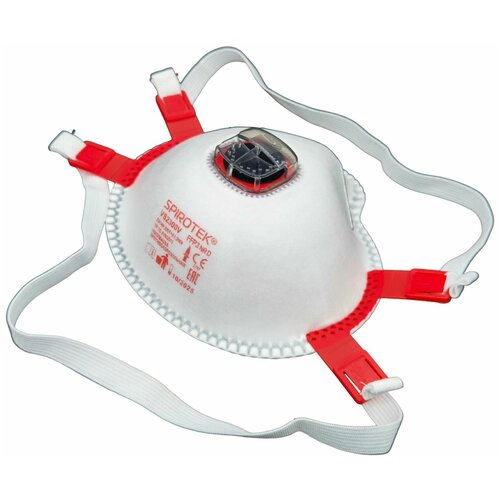 Респиратор маска от пыли Spirotek VS 2300 V FFP3, 15 шт. респиратор защита от радиации spirotek ffp3 5 шт