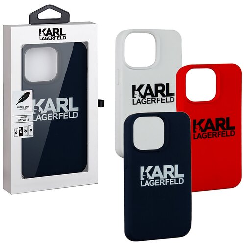 Чехол iphone 13 KARL LAGERFELD silicone