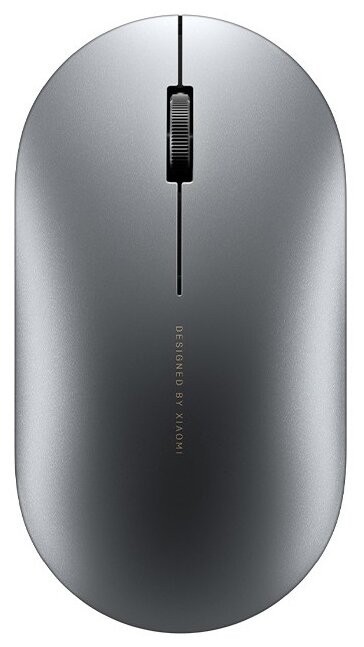 Беспроводная мышь Xiaomi Mi Elegant Mouse Metallic Edition, черный - фотография № 1