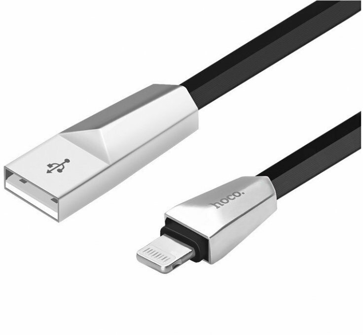 Дата-кабель Hoco X4 USB-Lightning, 1.2 м, черный