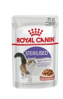 Royal Canin паучи RC Кусочки в соусе для кастрированных кошек 1-7лет (Sterilized) 40950008R0 | Sterilised 0,085 кг 22794 (2 шт)
