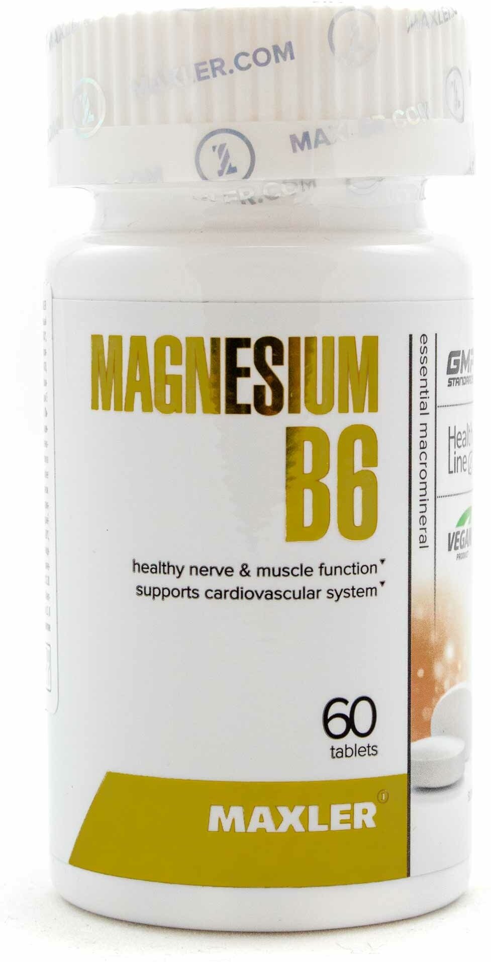 MAXLER Magnesium B6 таб., 100 мл, 66 г, 60 шт.