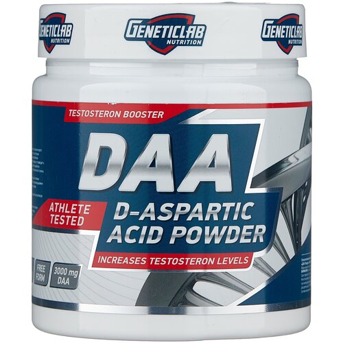 Geneticlab Nutrition D-Aspartic Acid, нейтральный, 100 гр.