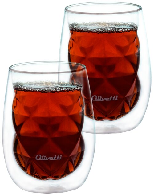 Набор стаканов Olivetti DWG25, 300 мл, 2 шт., бесцветный