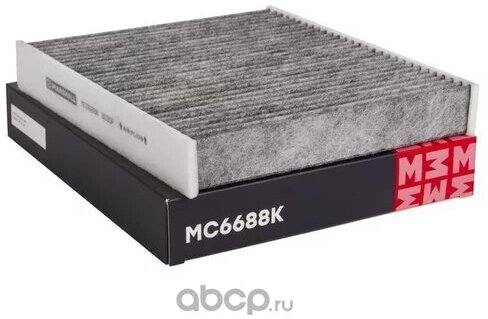 Фильтр салонный угольный FORD FOCUS II 04-, VOLVO C30 06-, VOLVO C70 I MARSHALL MC6688K