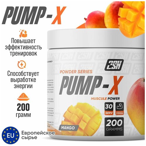 Предтренировочный комплекс 2SN Pump-x 200г Манго