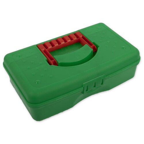 Gamma Коробка для шв. принадл. OM-016 пластик 29.5 x 17.5 x 8.5 см зеленый коробка для хранения вещей 6 ячеек селфи рона