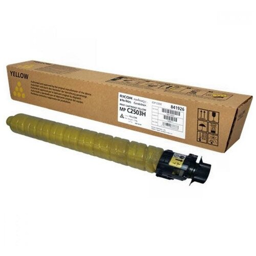 лента переноса для ricoh mpc2003 mpc2503 mpc3003 d1776098 cet Картридж оригинальный Ricoh MPC2503H (841926) (9500 страниц) желтый