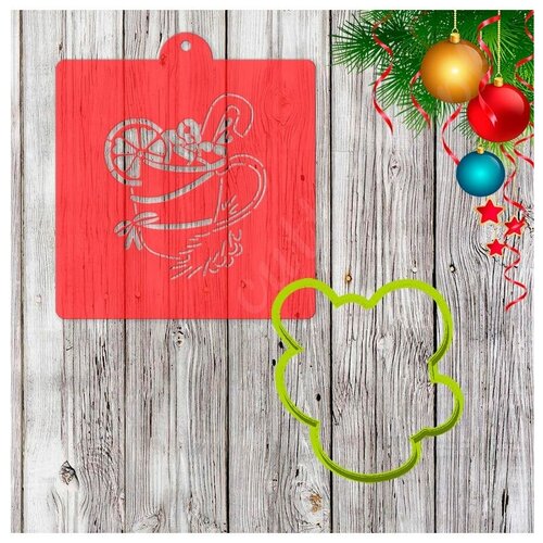 Вырубка с трафаретом 