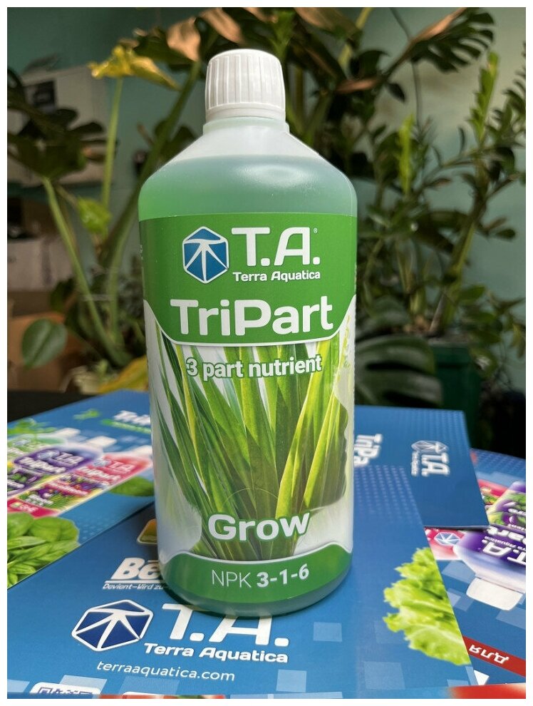 Удобрение TriPart Grow Terra Aquatica (Flora Gro GHE) 1 л EU - фотография № 15