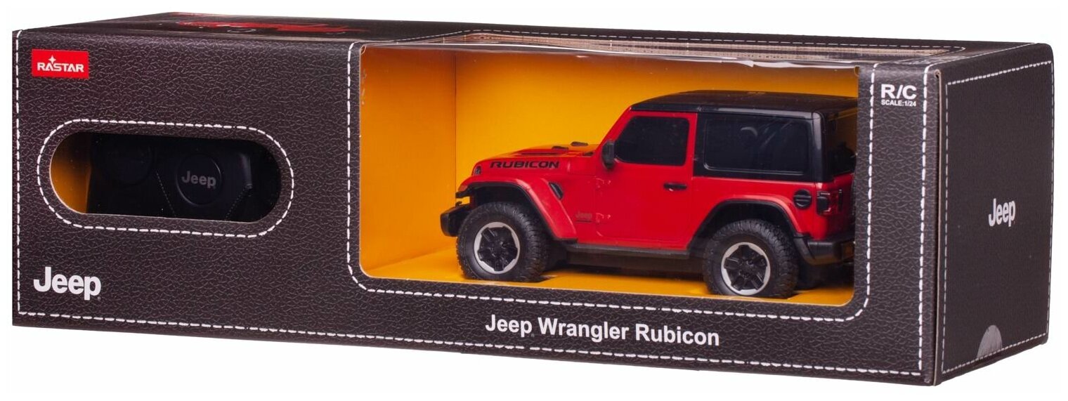 Машина р/у 1:24 JEEP Wrangler Rubicon красный