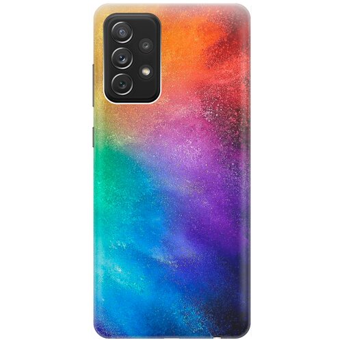 фото Силиконовый чехол на samsung galaxy a72 / самсунг а72 с принтом "торжество красок" re:pa