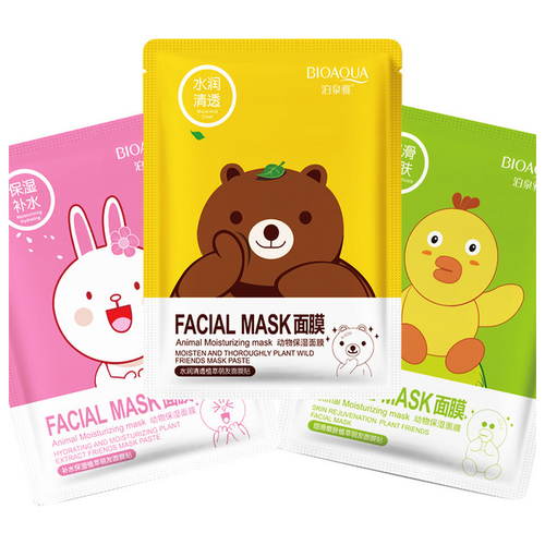 Bioaqua Набор масок для лица, 3шт. х30г. FACIAL MASK ANIMAL