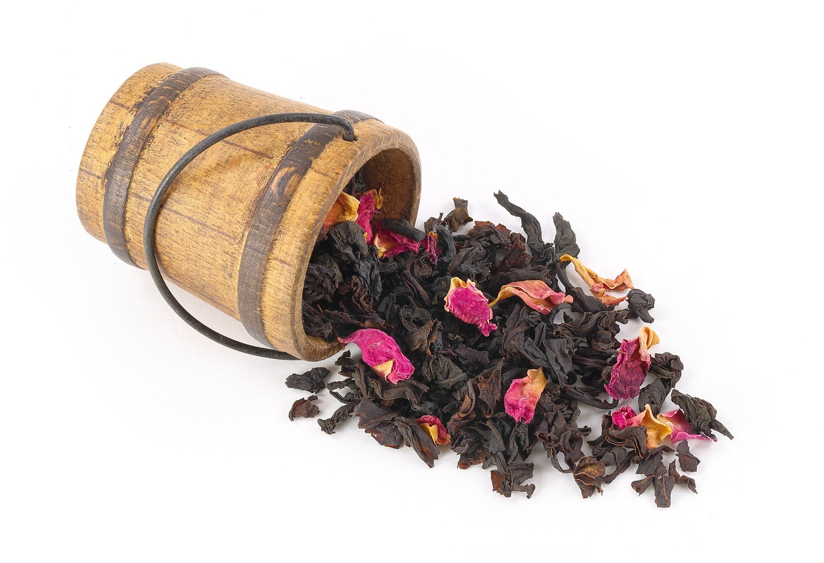 Чай черный листовой Halpe Super Pekoe Lady Rose с лепестками роз, 100 г - фотография № 5